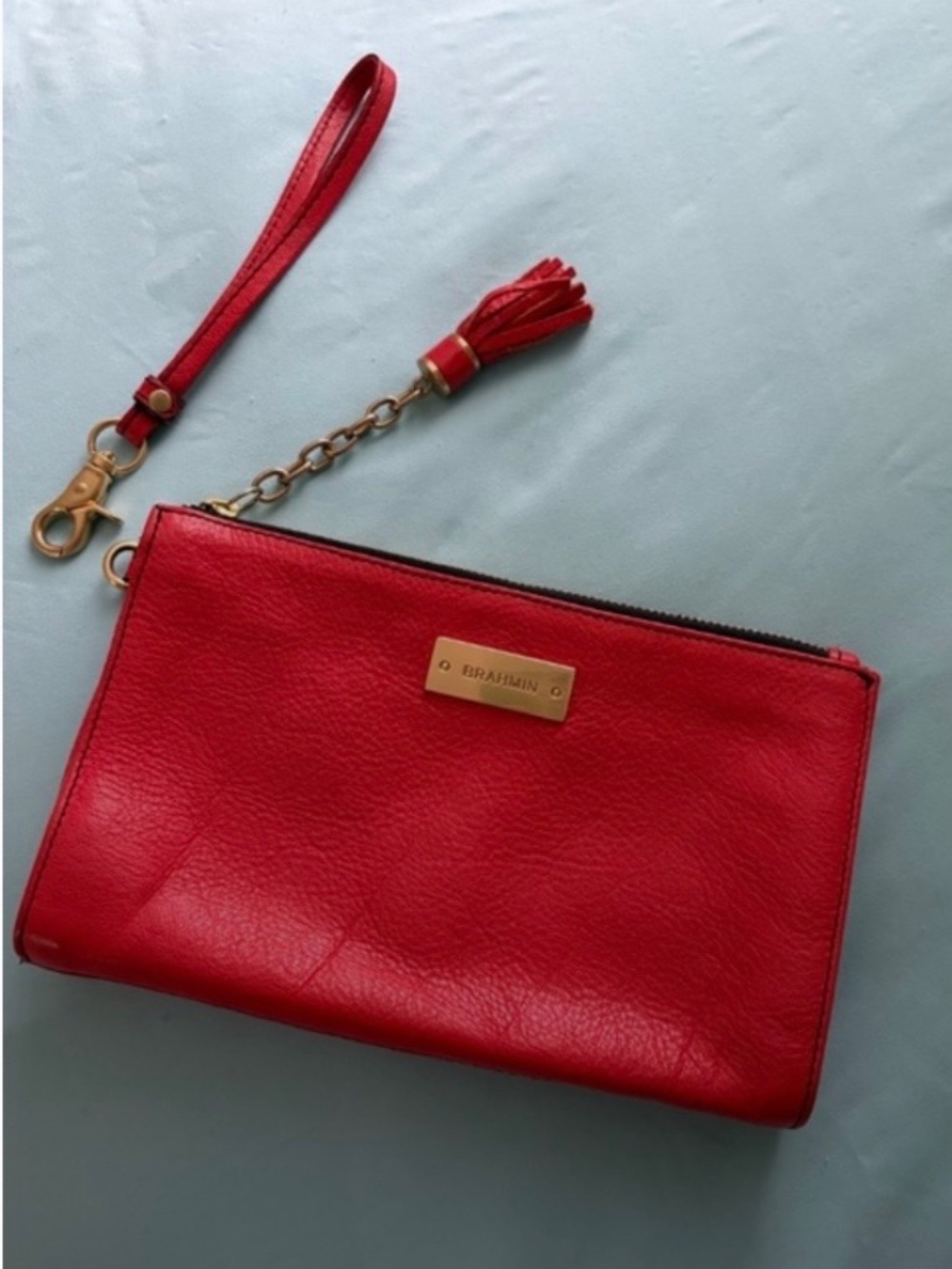 Vintage Brahmin Leather Wristlet